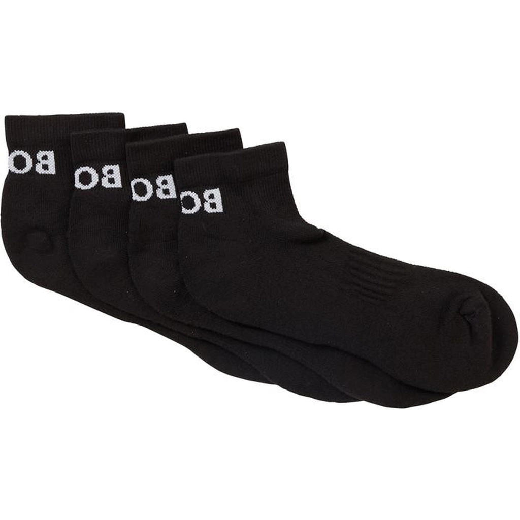 Hugo Boss 2 Pack Sport Ankle Socks - Black